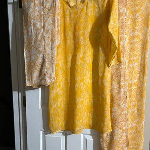 Georgette Shirt with Shalwar and Dupatta - 3 piece Stitched suit